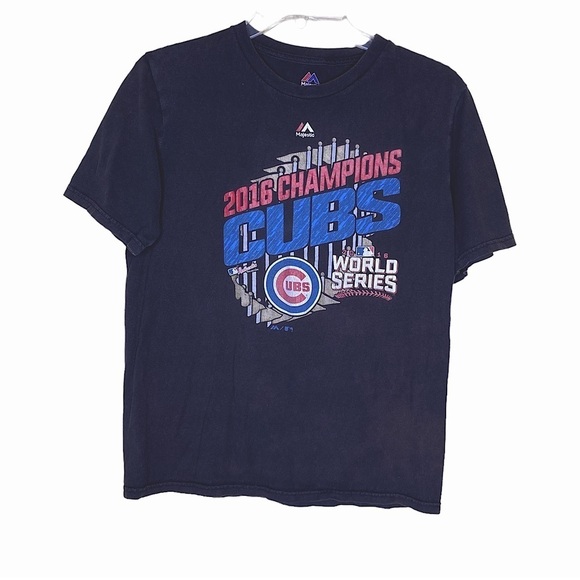 Cubs World Series 2016 Champions Graphic T-shirt Boys Size XL - Picture 1 of 10